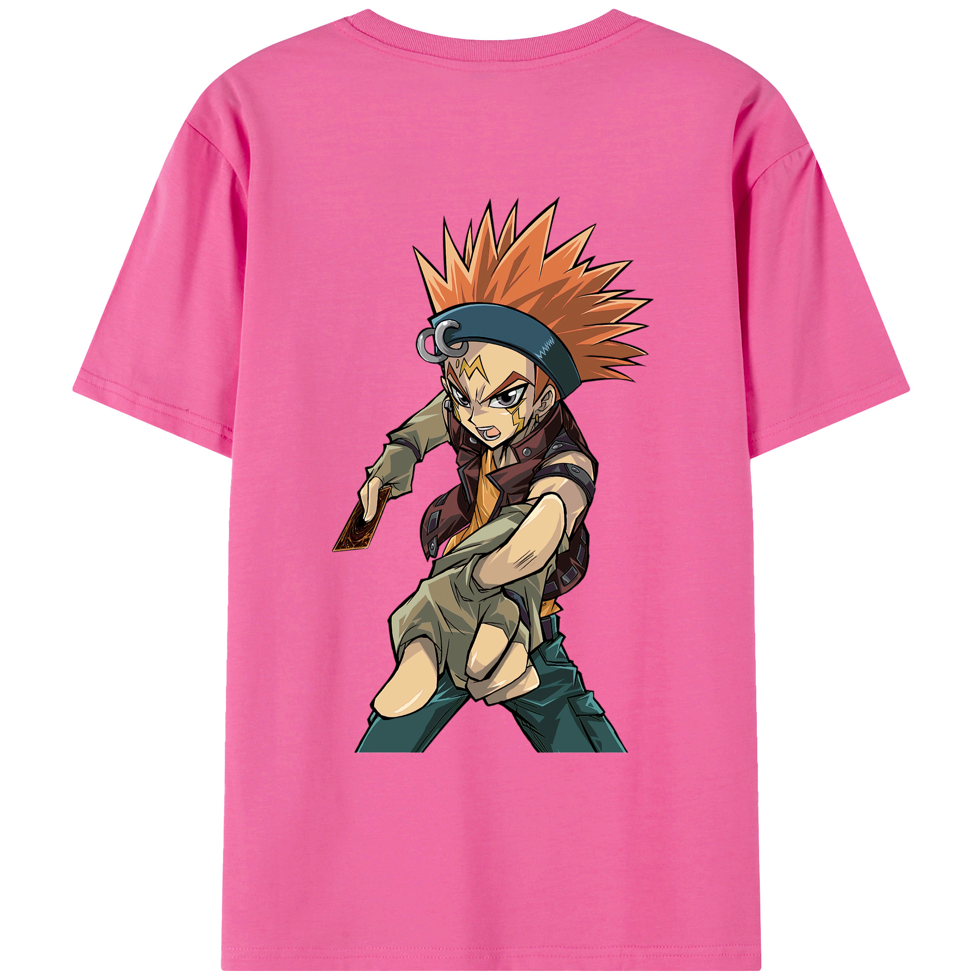 遊☆戯☆王 Yu-Gi-Oh! レディース半袖Tシャツ(バックプリント)